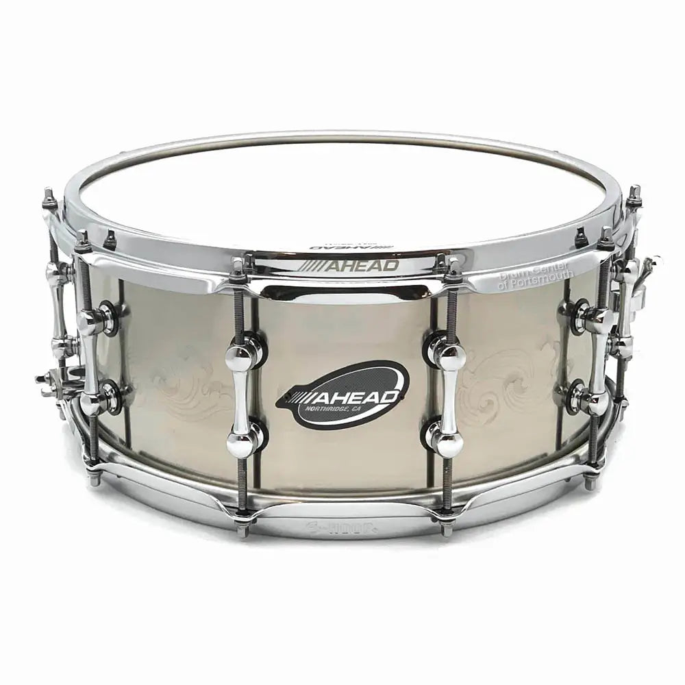 Ahead Engraved Titanium Snare Drum 14x6 - Drum Center Of Portsmouth