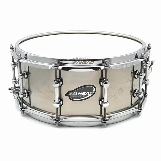 Ahead Engraved Titanium Snare Drum 14x6 - Drum Center Of Portsmouth