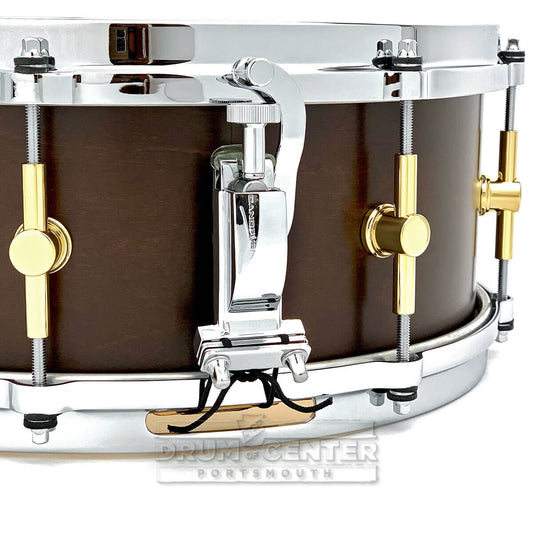 Canopus Neo Vintage M1 Snare Drum 14x5.5 Bitter Brown Oil