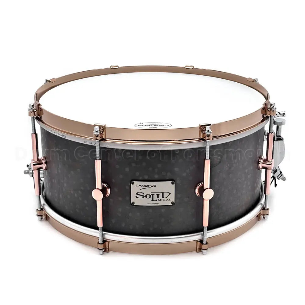 Canopus Patina Solid Brass Limited Edition Snare Drum 14x6.5 - Drum Center Of Portsmouth