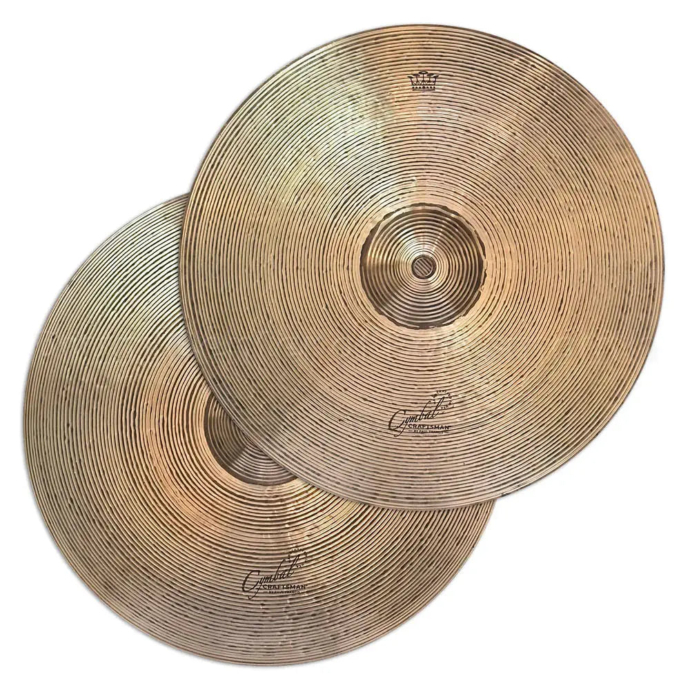 Cymbal Craftsman Dark Modern Dry Hi Hat Cymbals 15" 1115/1420 grams - Drum Center Of Portsmouth