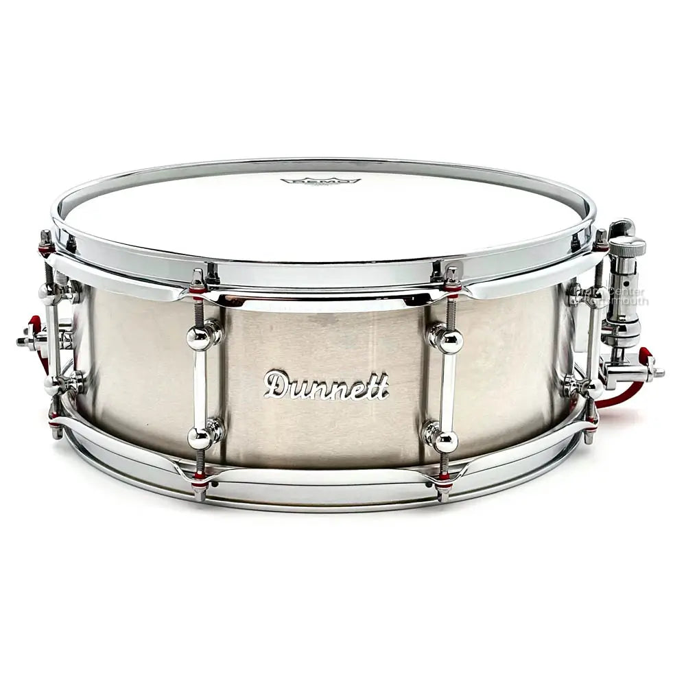 Dunnett Classic Stainless Steel Snare Drum 14x5.5 Brushed - Drum Center Of Portsmouth