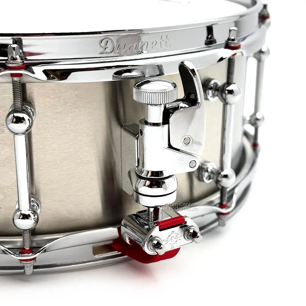 Dunnett Classic Stainless Steel Snare Drum 14x5.5 Brushed - Drum Center Of Portsmouth