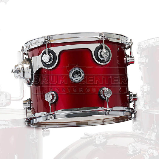 DW DWe Electronic/Acoustic Tom 12x9 Black Cherry Metallic