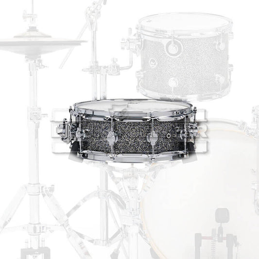 DW DWe Electronic/Acoustic Snare Drum 14x5 Black Galaxy
