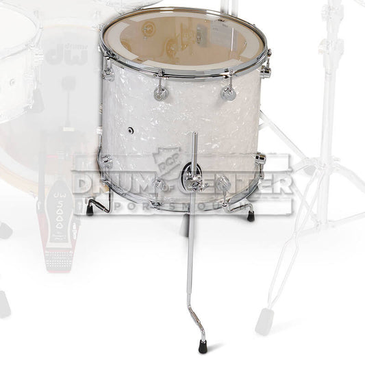 DW DWe Electronic/Acoustic Floor Tom 14x12 White Marine Pearl