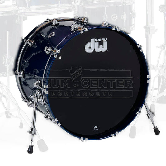 DW DWe Electronic/Acoustic Bass Drum 22x16 Midnight Blue Metallic