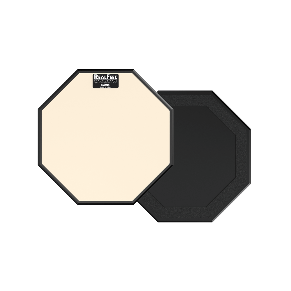 Evans RealFeel 40th Anniversary Practice Pad 12" - Drum Center Of Portsmouth