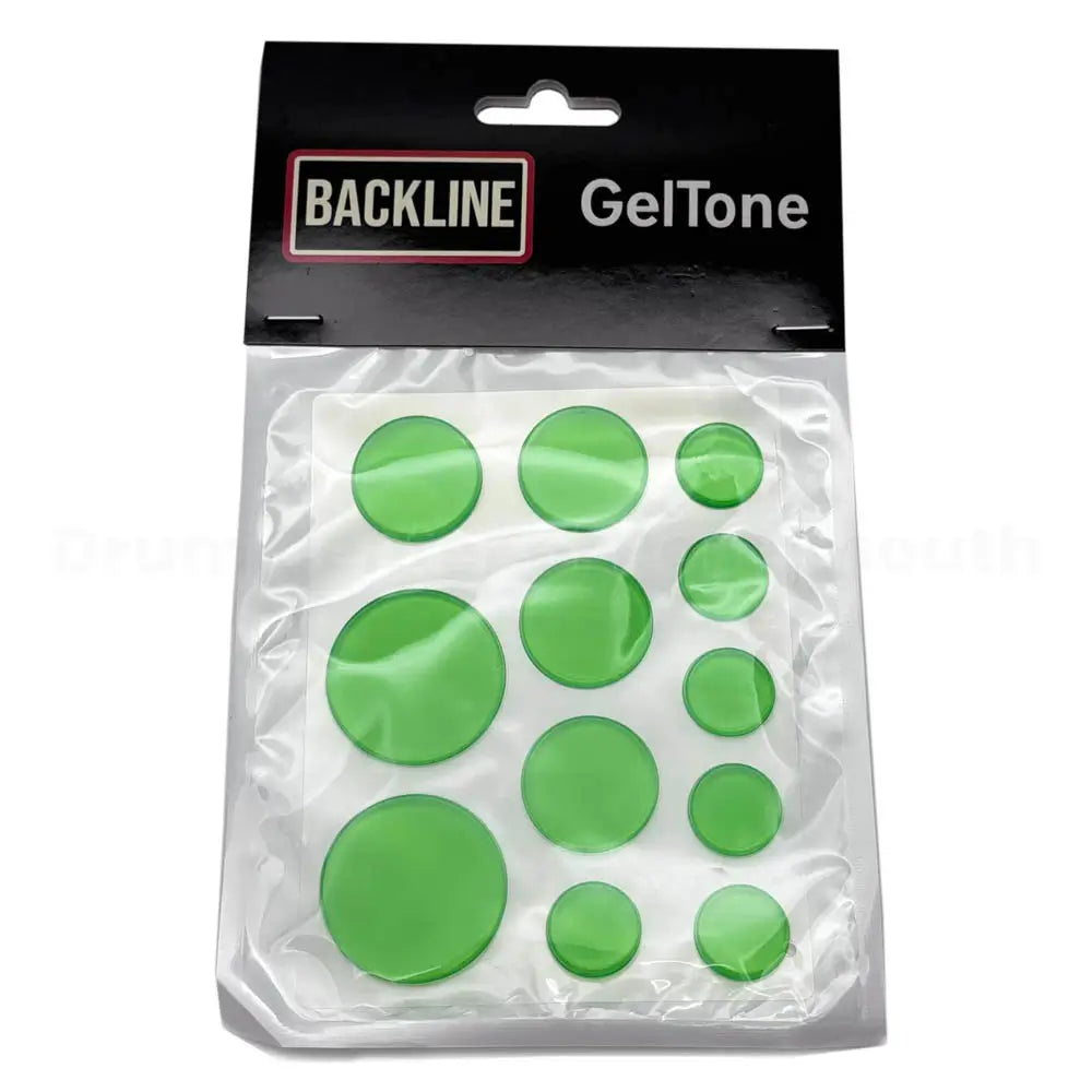 Backline Geltone Drum Dampener, EQ Knob Set Green - Drum Center Of Portsmouth