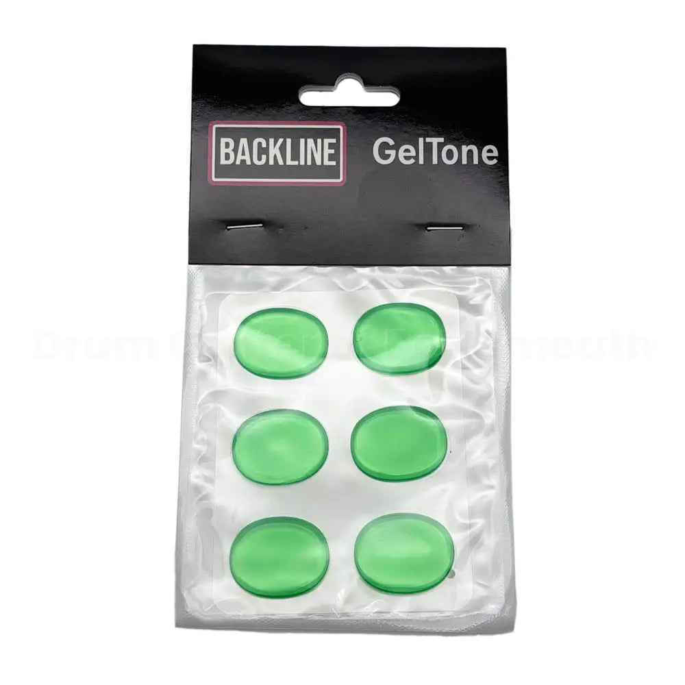 Backline Geltone Drum Dampener, Oval EQ 6pack Green - Drum Center Of Portsmouth