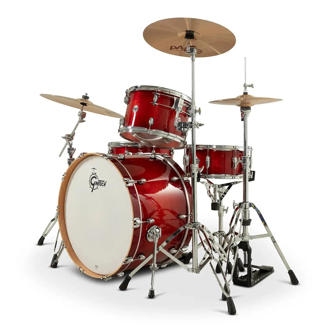 Gretsch Catalina Club CC2 4pc Drum Set 24/13/16/14 Gloss Crimson Burst - Drum Center Of Portsmouth