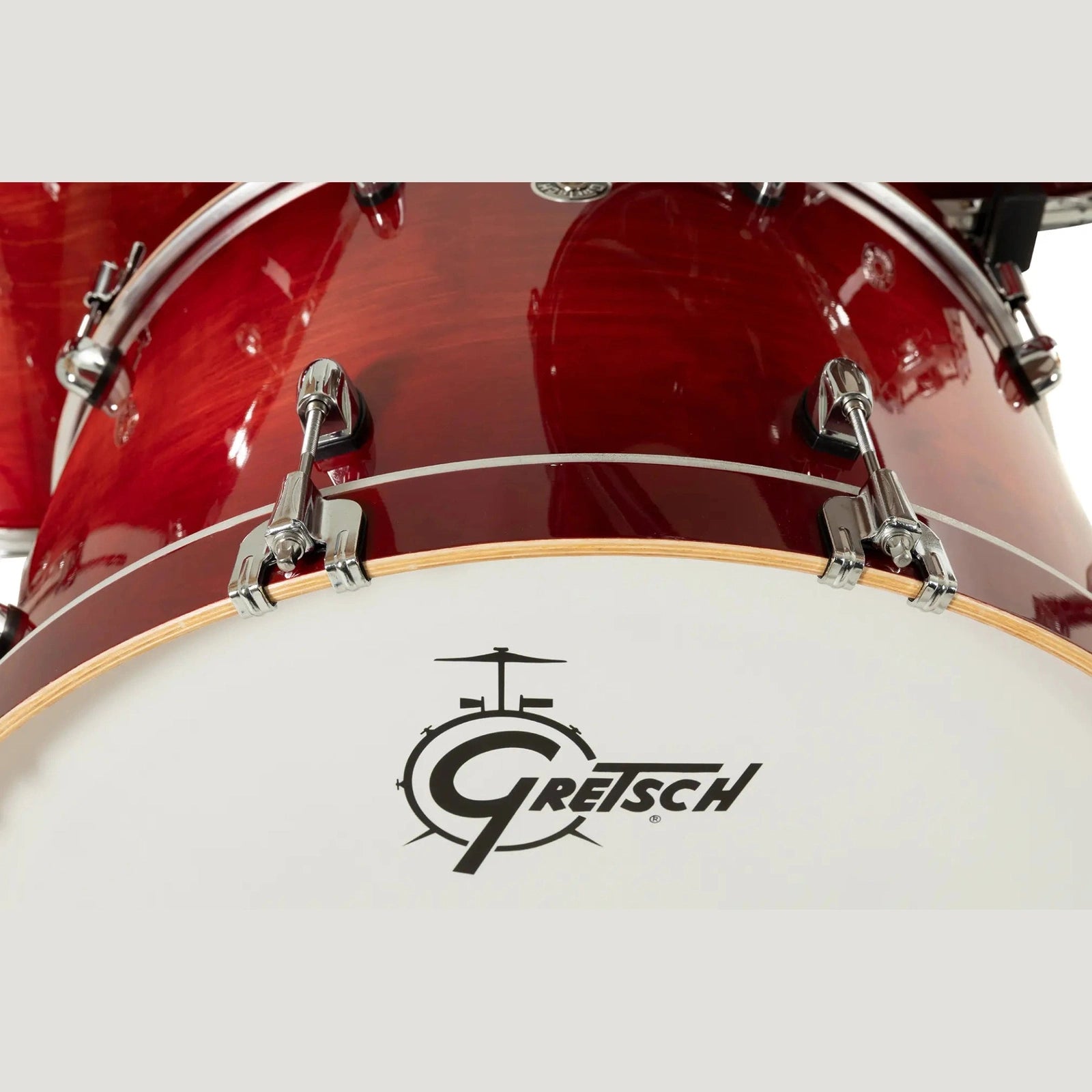 Gretsch Catalina Club CC2 4pc Drum Set 24/13/16/14 Gloss Crimson Burst - Drum Center Of Portsmouth