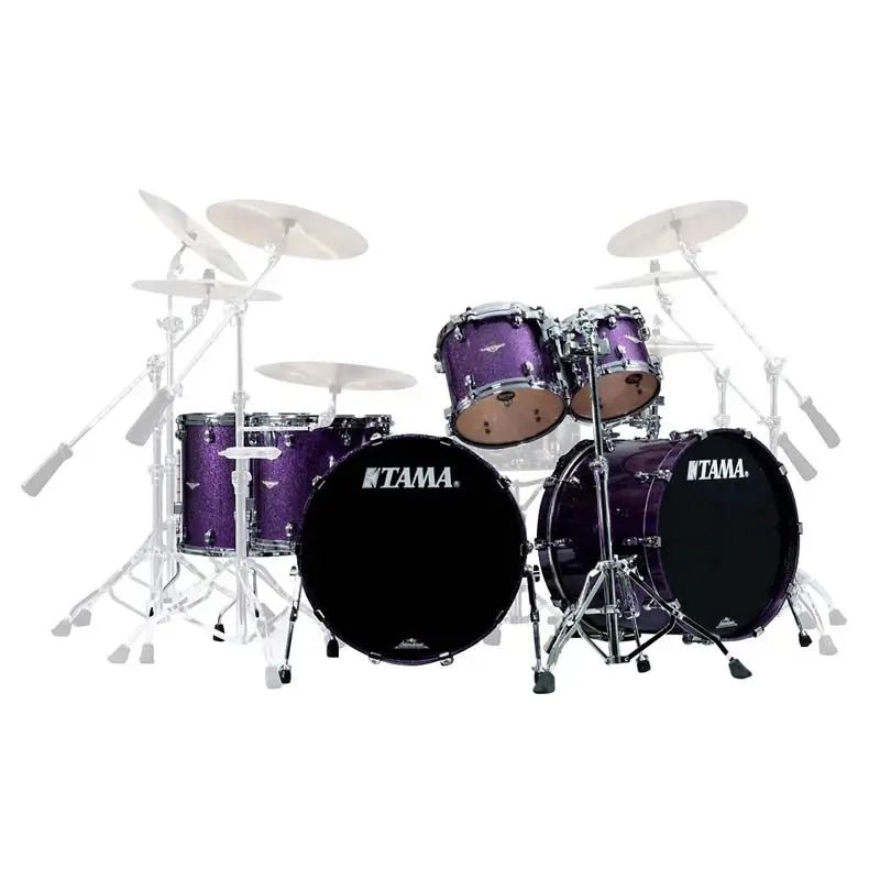 Tama Starclassic Maple "Lars Wired" 6pc Double Bass Drum Set Deeper Purple - Drum Center Of Portsmouth