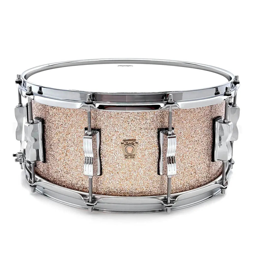EMBARGOED - ACTIVATE OCT 8 - Ludwig Classic Maple Snare Drum 14x6.5 Champagne Sparkle - Drum Center Of Portsmouth