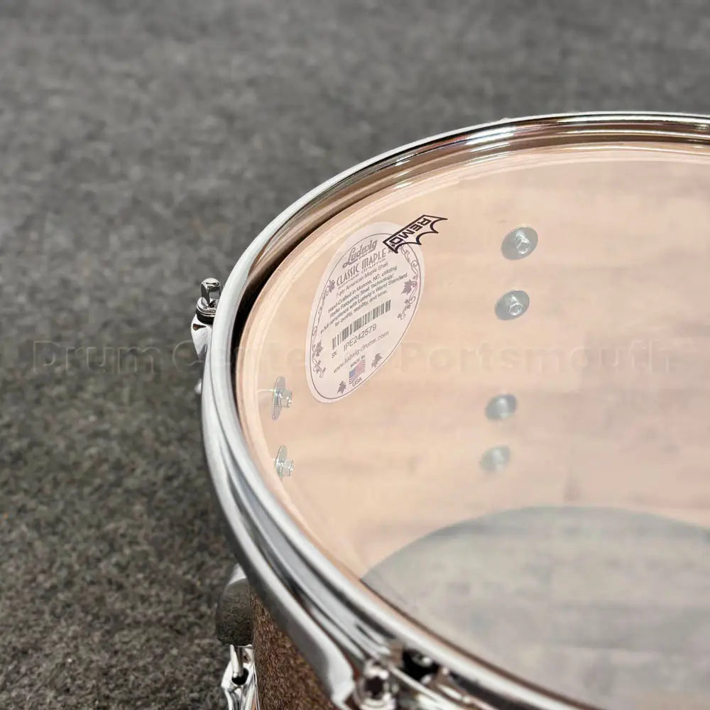 EMBARGOED - ACTIVATE OCT 8 - Ludwig Classic Maple 3pc Downbeat Drum Set Champagne Sparkle - Drum Center Of Portsmouth