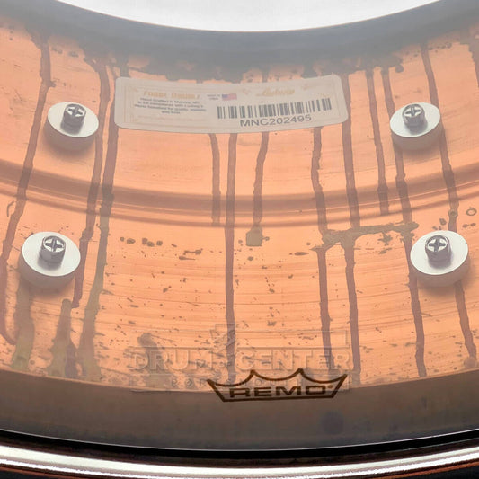 Ludwig LC663T Copper Phonic Snare Drum 14x6.5 Raw w/Tube Lugs