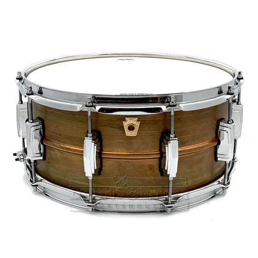 Ludwig LC663 Copper Phonic Snare Drum 14x6.5 Raw