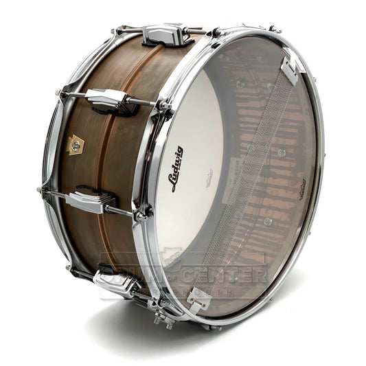 Ludwig LC663 Copper Phonic Snare Drum 14x6.5 Raw