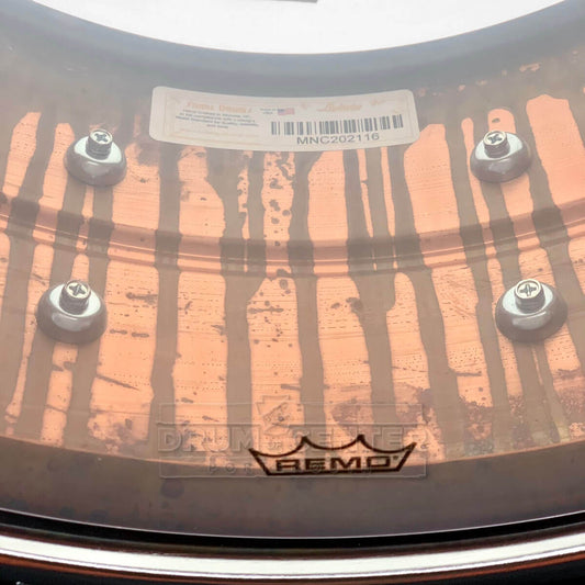 Ludwig LC663 Copper Phonic Snare Drum 14x6.5 Raw