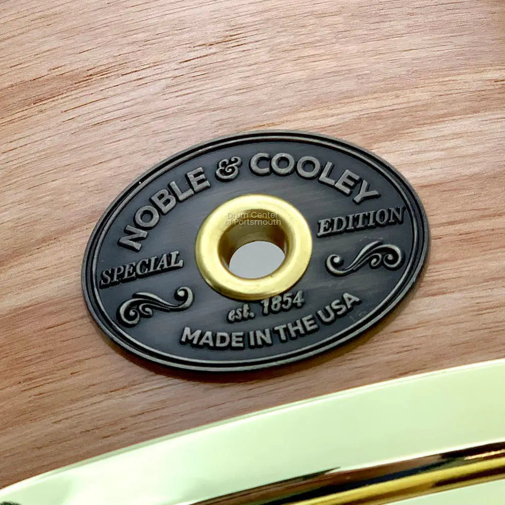 Noble & Cooley Solid Shell Classic Limited Edition Hickory Snare Drum 14x3.875 - Drum Center Of Portsmouth