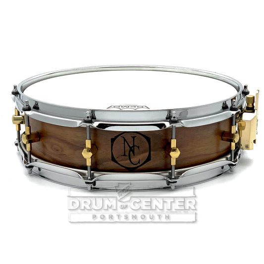 Noble & Cooley Solid Shell Classic Walnut Snare Drum 14x3 7/8 Natural Oil - Drum Center Of Portsmouth