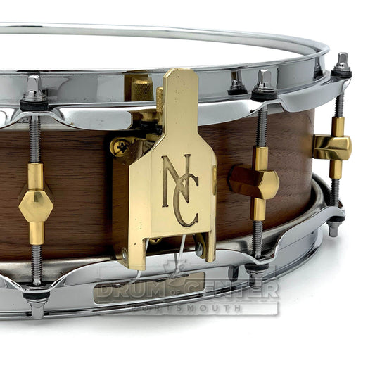 Noble & Cooley Solid Shell Classic Walnut Snare Drum 14x3 7/8 Natural Oil - Drum Center Of Portsmouth