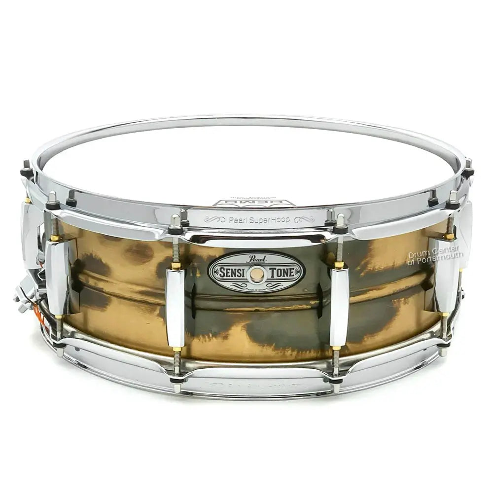 Pearl Sensitone Raw Brass Snare Drum 14x5 - Drum Center Of Portsmouth