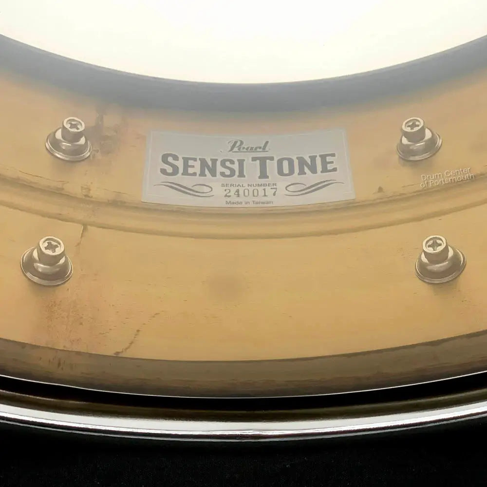 Pearl Sensitone Raw Brass Snare Drum 14x5 - Drum Center Of Portsmouth