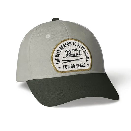 Pearl Embroidered Badge Patch 2-Tone Cap - Drum Center Of Portsmouth