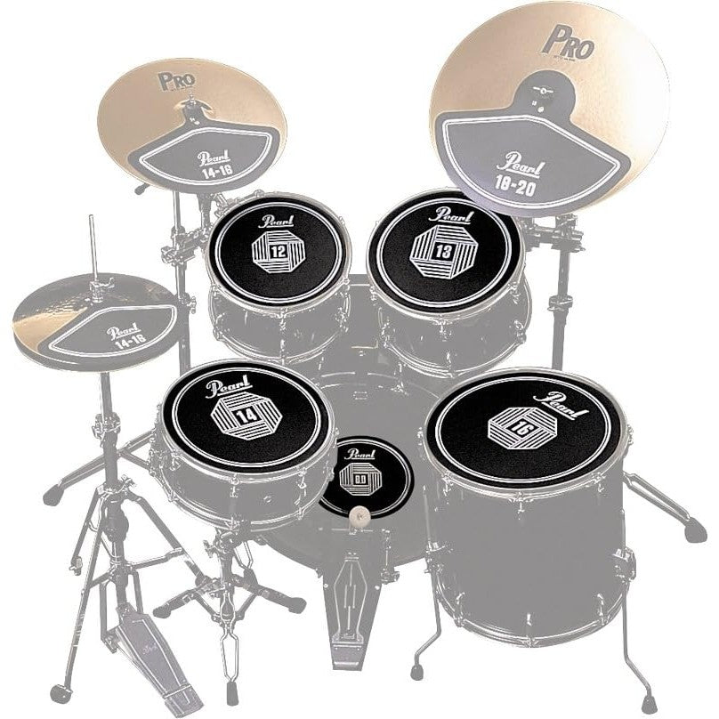 Pearl RP50 Rubber Practice Pad Set of 5 - Drum Center Of Portsmouth