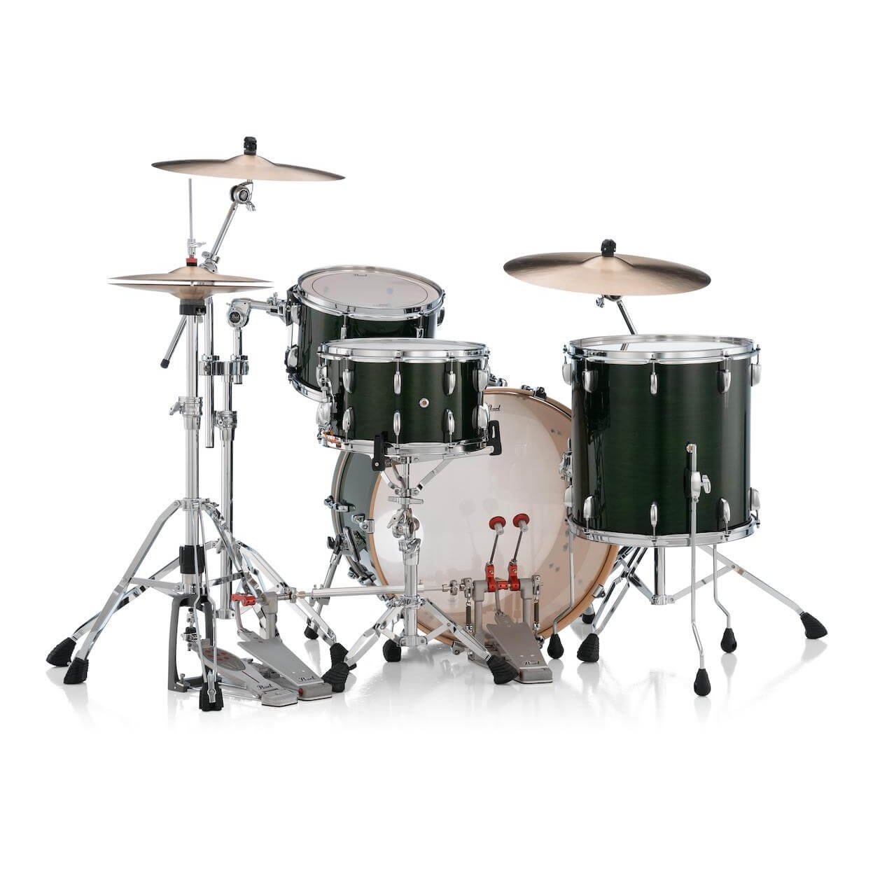 Pearl Professional Maple 3pc Drum Set 24/13/16 Emerald Mist