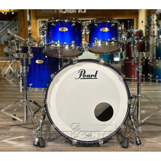 Pearl Reference One 4pc Drum Set w/22x16BD w/L-Bracket R2 Mounts Kobalt Blue Fade Metallic - Drum Center Of Portsmouth