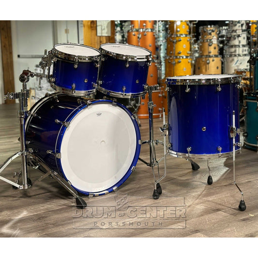 Pearl Reference One 4pc Drum Set w/22x16BD w/L-Bracket R2 Mounts Kobalt Blue Fade Metallic - Drum Center Of Portsmouth