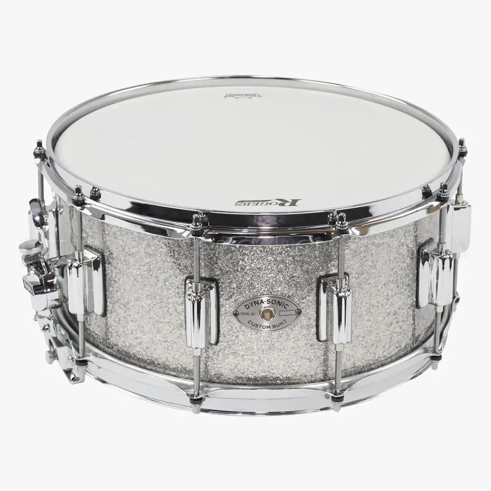 Rogers Dyna-Sonic Snare Drum 14x6.5 Silver Sparkle - Drum Center Of Portsmouth