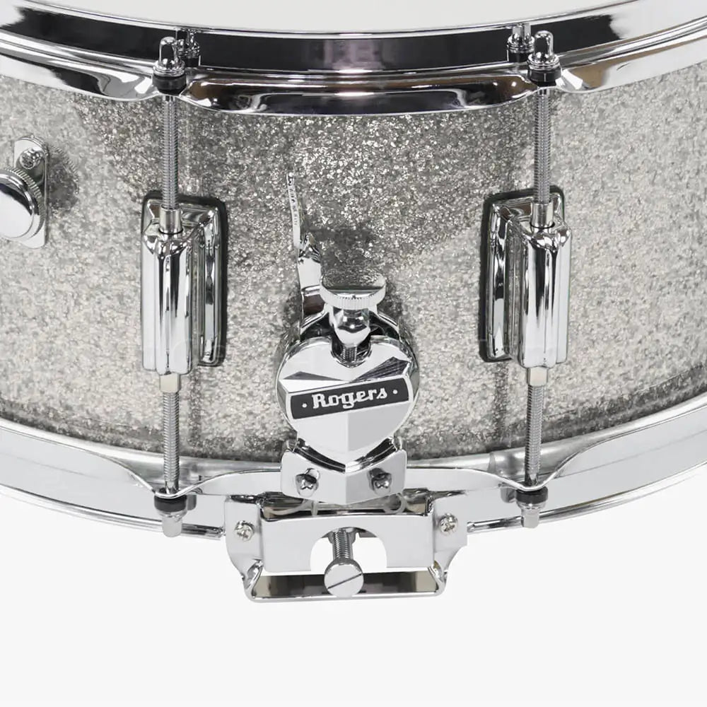 Rogers Dyna-Sonic Snare Drum 14x6.5 Silver Sparkle - Drum Center Of Portsmouth