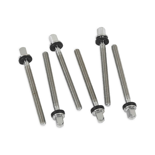 DW DWSM225C True Pitch Chrome Tension Rod - .8" x 2.37" (6 Pack)