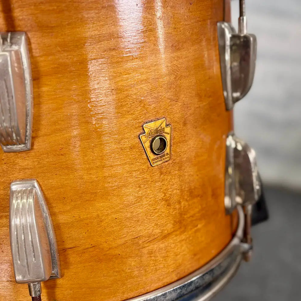 Used Vintage Ludwig/WFL 3pc Drum Set Refinished Natural - Fair - Drum Center Of Portsmouth