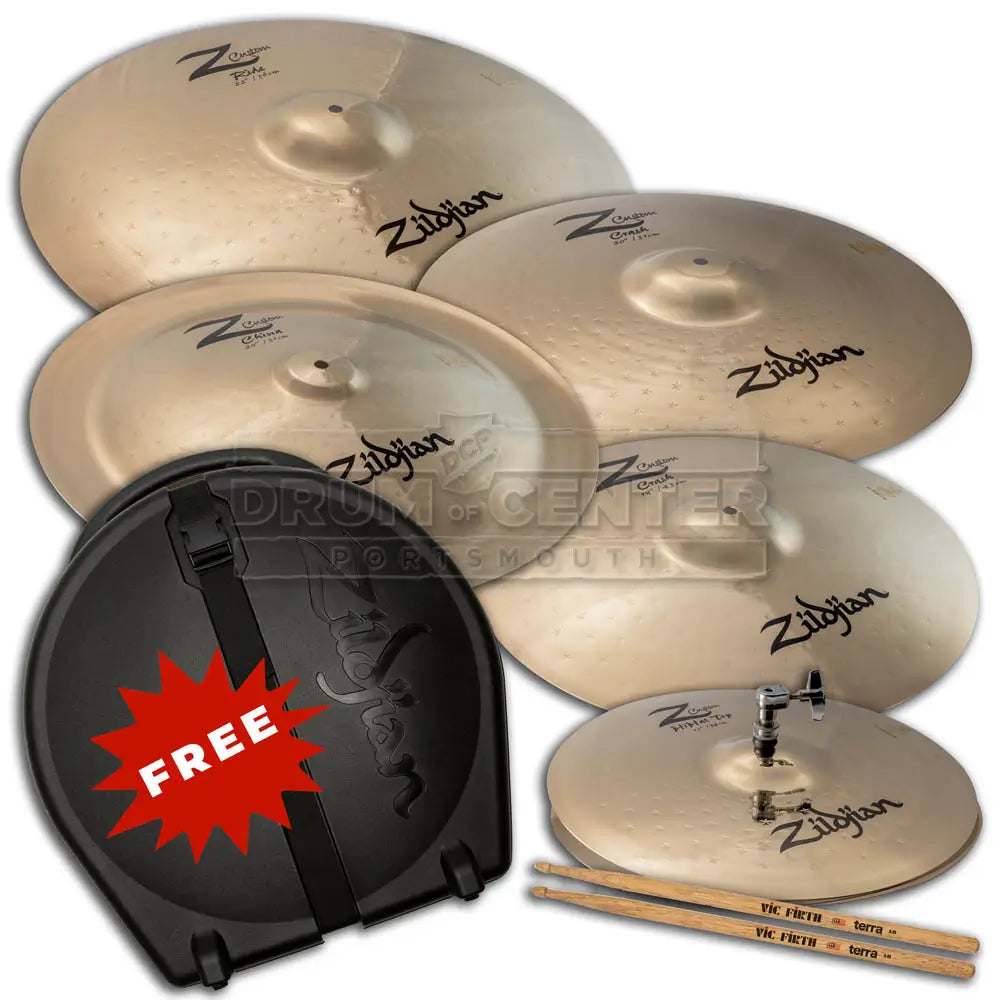 Zildjian Z Custom Zuper Set with FREE Hardshell Case - Drum Center Of Portsmouth