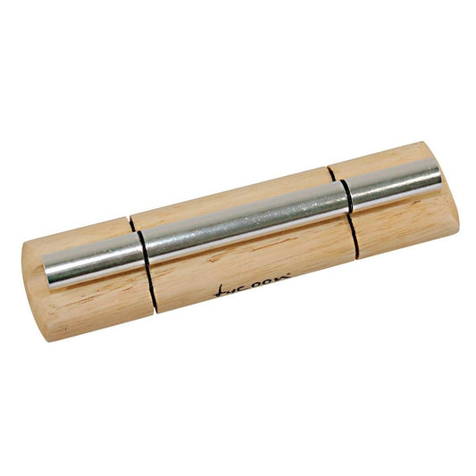 Tycoon Percussion Small Chrome Plated Chime On Siam Oak Bar