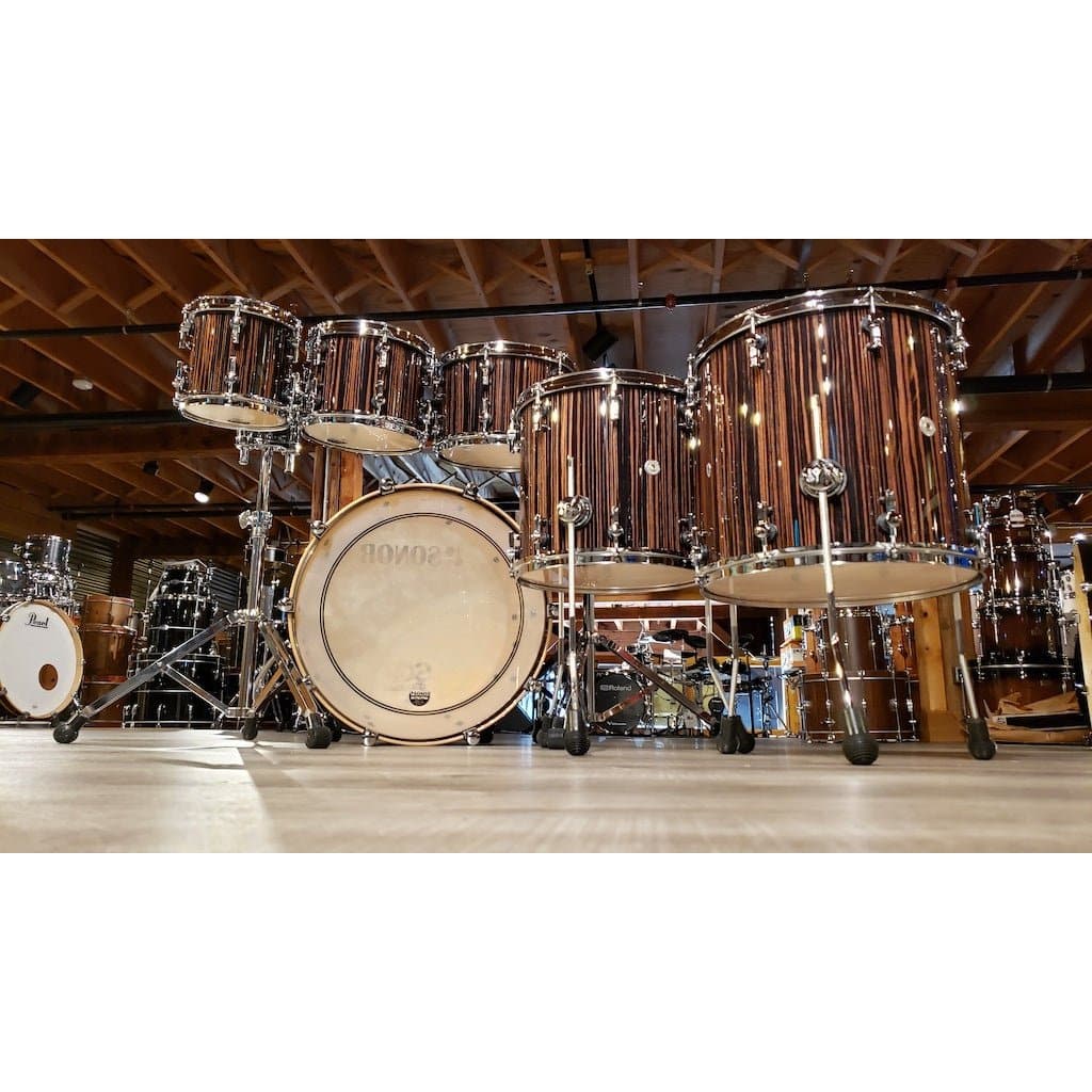 Sonor SQ2 Medium Maple 6pc 22/8/10/12/14/16 Drum Set - Ebony