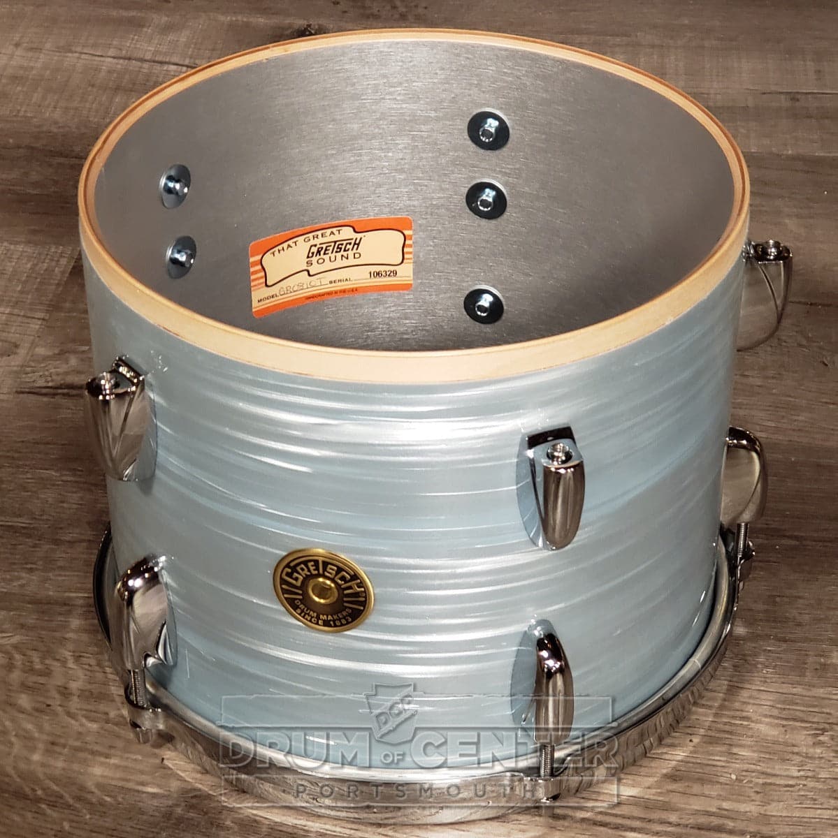 Gretsch USA Custom 5pc Drum Set Vintage Oyster White