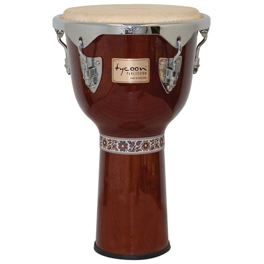 Tycoon Percussion 12 Concerto Series Djembe - Mahogany Finish