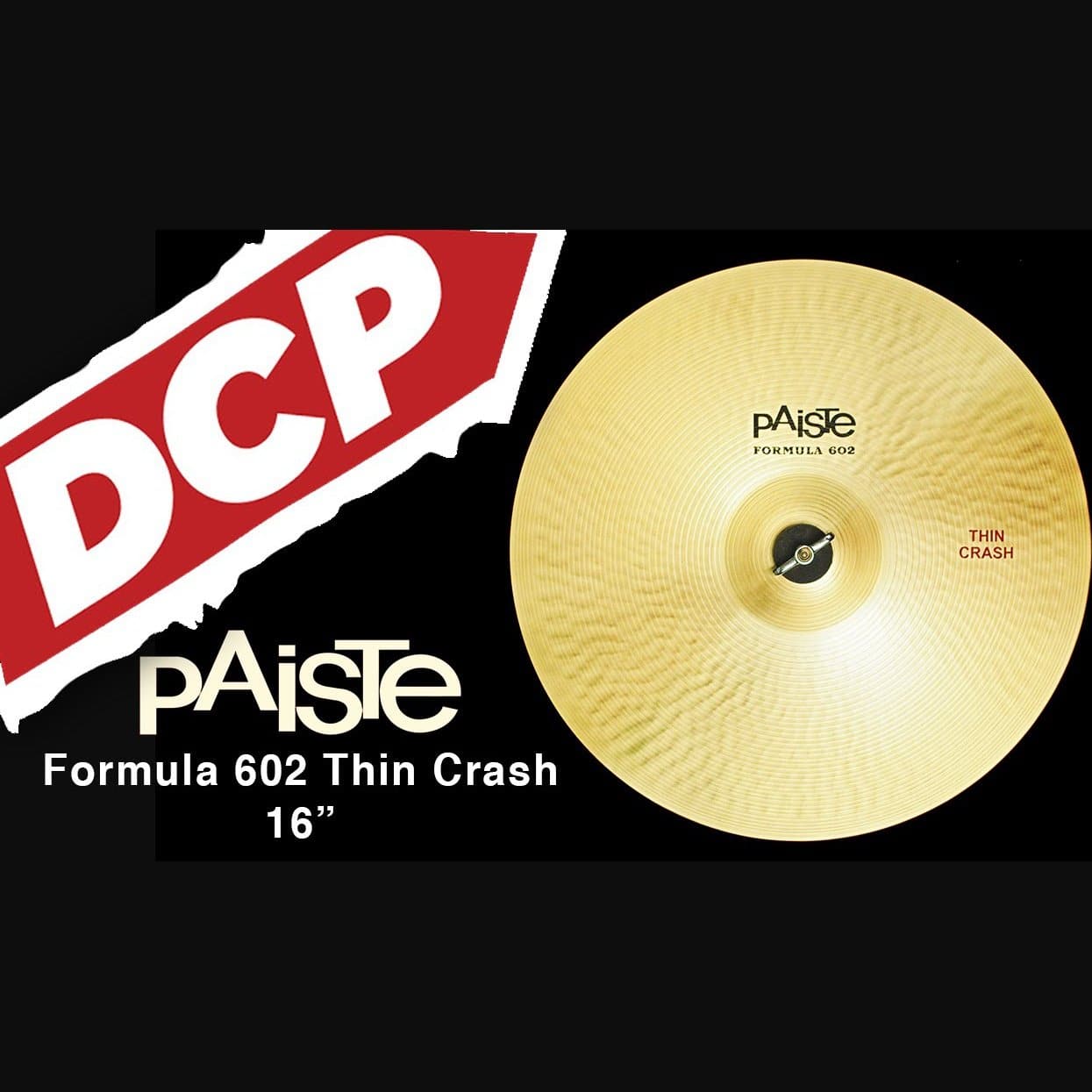 Paiste Formula 602 Thin Crash Cymbal 16"