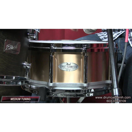 Pearl 14x6.5 Phosphor Bronze Free Floating Snare Drum