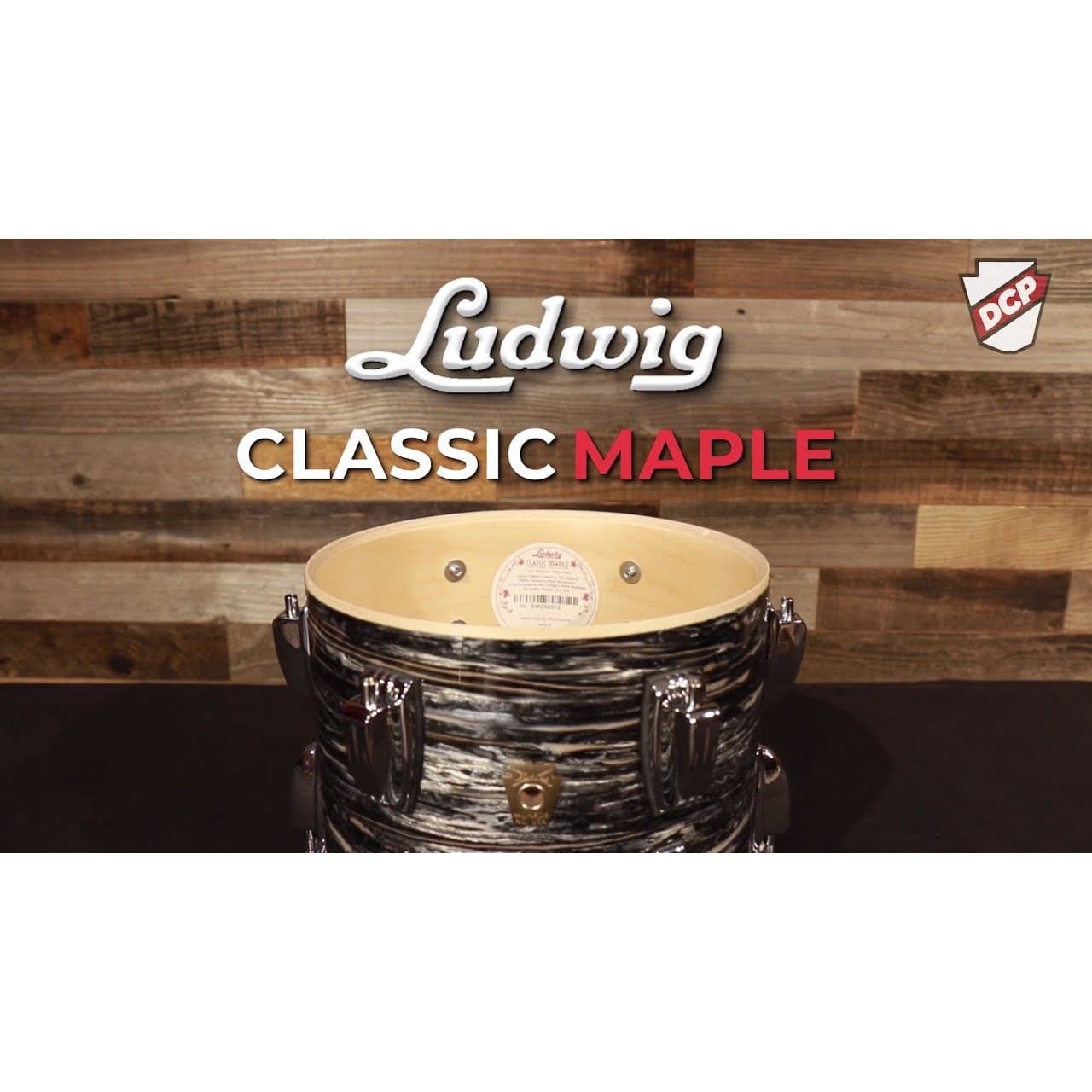 Ludwig Classic Maple Aged Exotic Pro Beat Drum Set - Natural Curly Maple