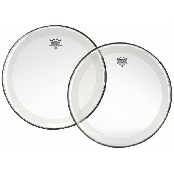 Remo Clear Powerstroke 4 36 Inch Bass Drum Head : With Impact Patch