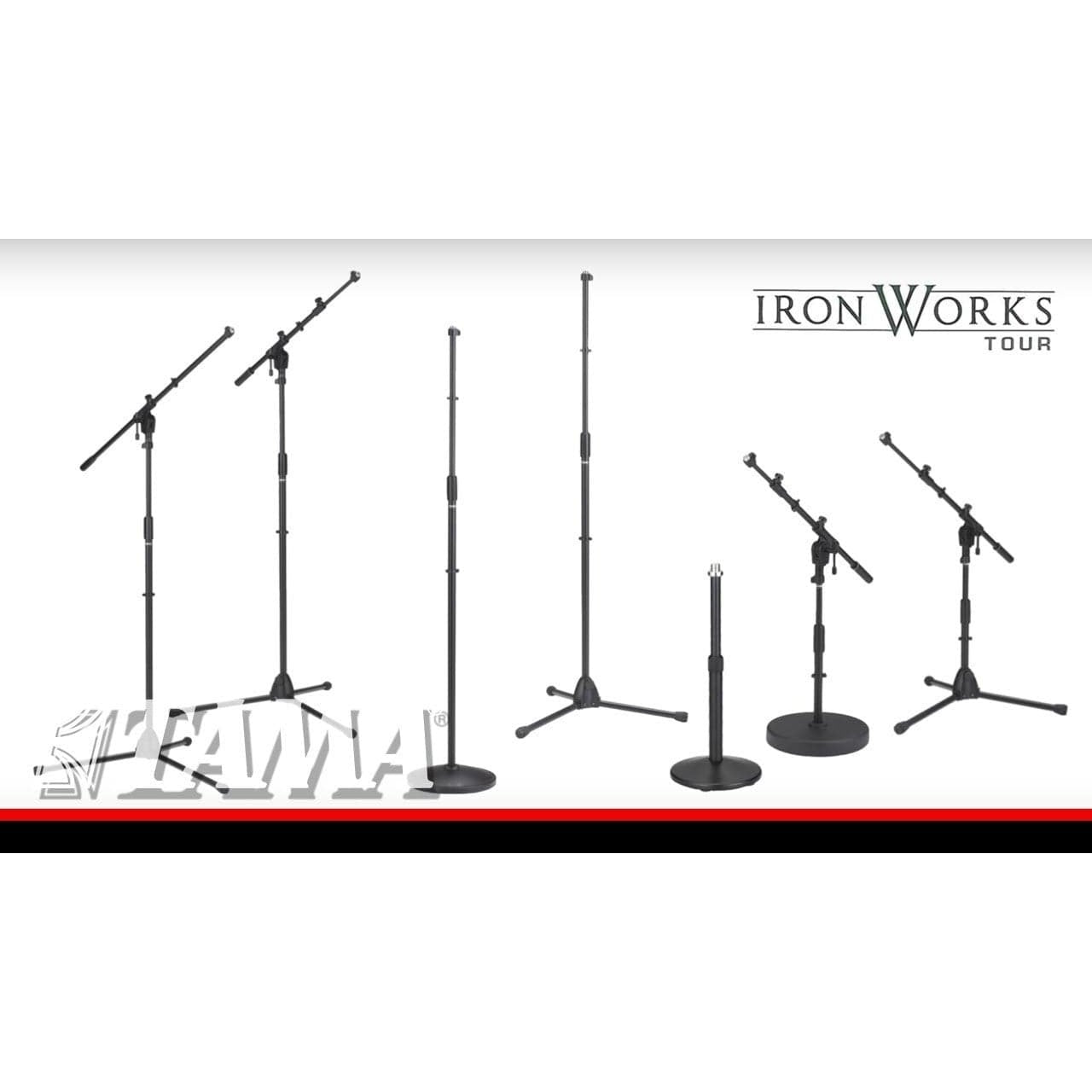 Tama Iron Works Tour Round Base Straight Microphone Stand