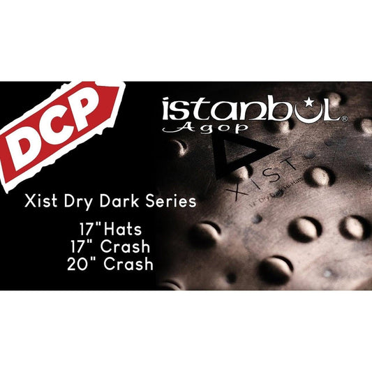 Istanbul Agop Xist Dry Dark Hi Hat Cymbals 17"