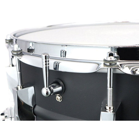 Canopus Aluminum Alloy Snare Drum 14x6 Jet Black