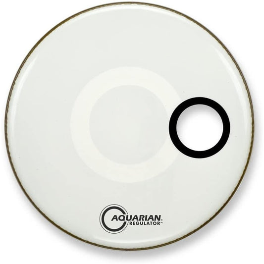 Aquarian Regulator Bass Drumhead 16 White